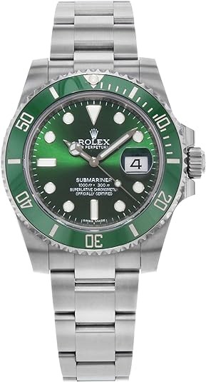Rolex Submariner Date 40mm Green Dial Men's Watch 116610